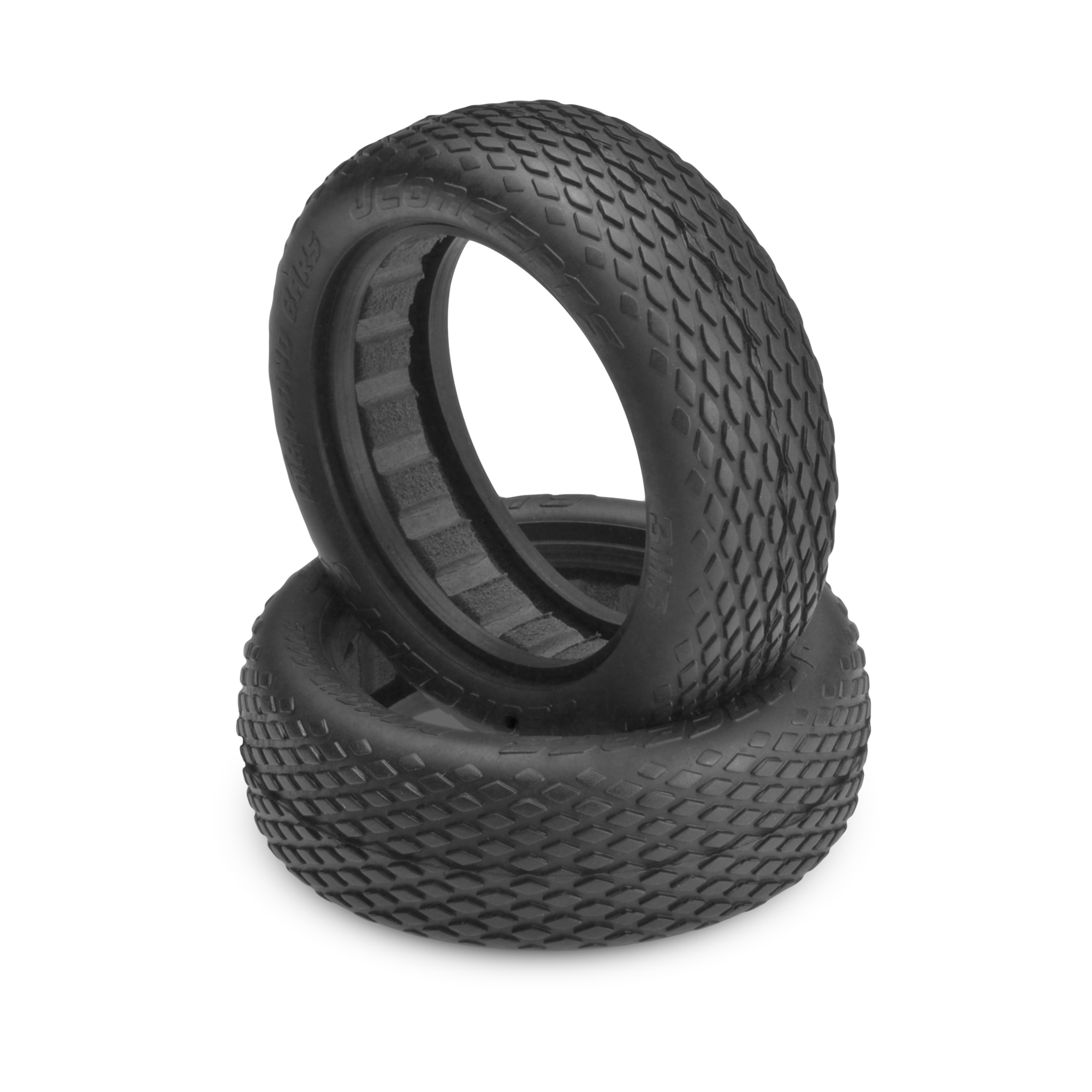 Green Compound JConcepts 3116-02 Diamond Bars 2.2/" 2WD Front Buggy Tire 2