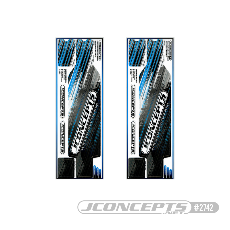 J Concepts RC10B7 Chassis Protective Sheet - Precut 2-Piece Buggy Protection