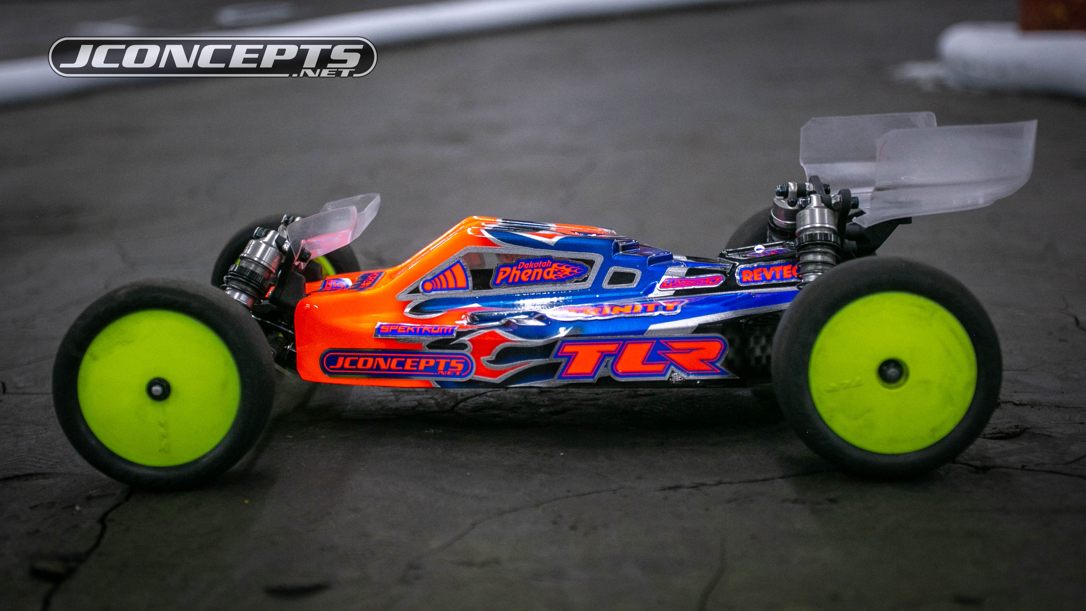 JCONCEPTS F2  TLR 22 5.0 BODYW/WING #0319