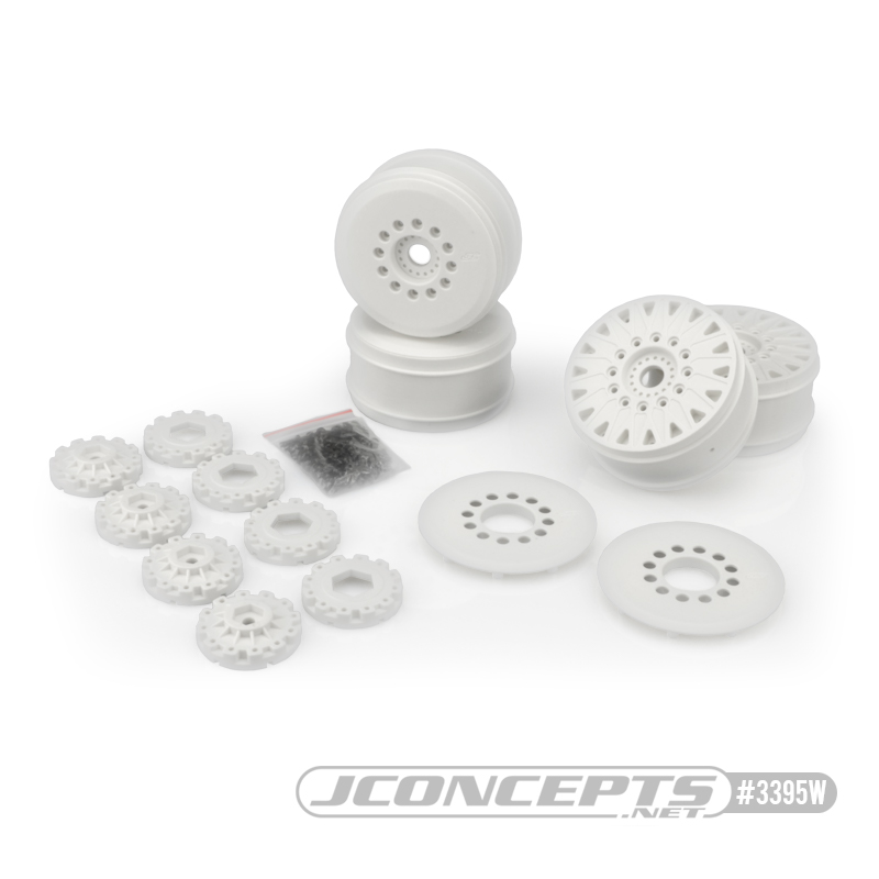 JConcepts 3113-19 Speed Fangs-platinum compound/belted/Mounted White