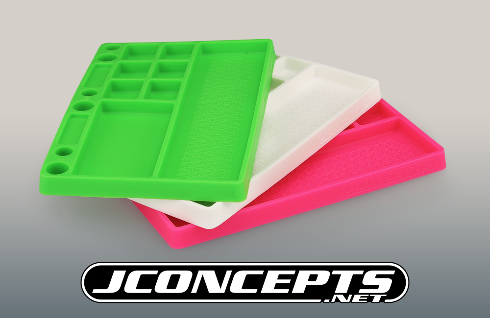 JConcepts Parts Tray Rubber Material Gray JCO2550-8