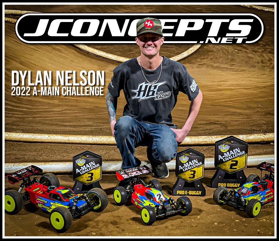 3 Podiums For JConcepts' Driver Dylan Nelson At The 2022 A-Main Challenge