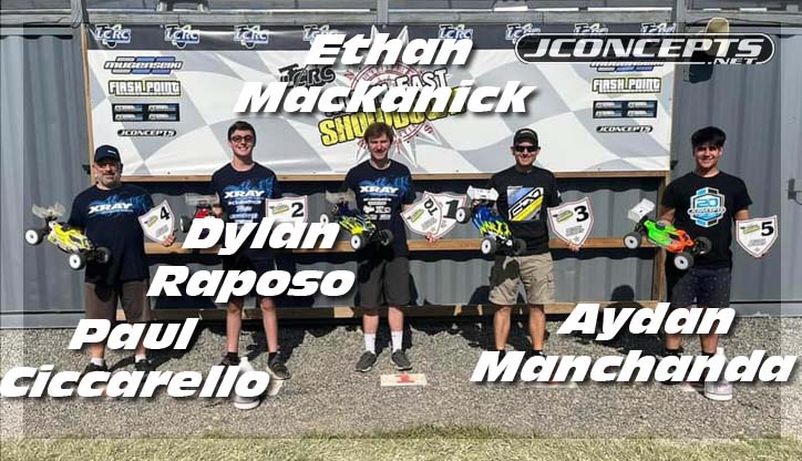 Ethan Mackanick Dylan Raposo 2nd Paul Ciccarello 4th and Aydan Manchanda 5th