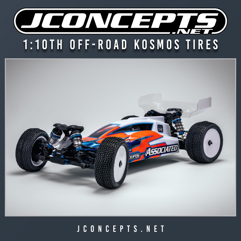 JConcepts decline ses pneus Kosmos en 1/10